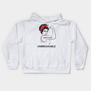 School Counselor Kids Hoodie - School Counselor Unbreakable by Marc